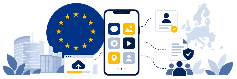 Mobile phone and European Union publishing context